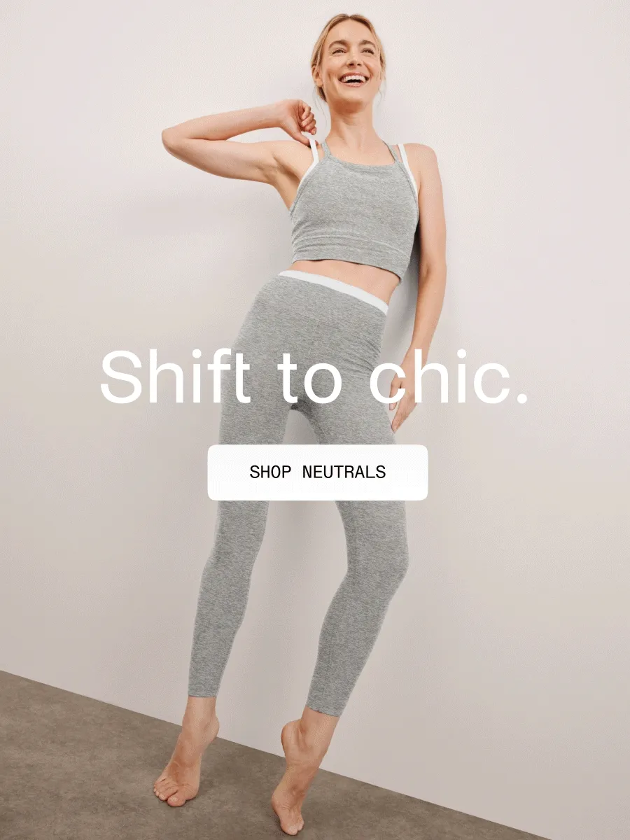 Shift to chic.