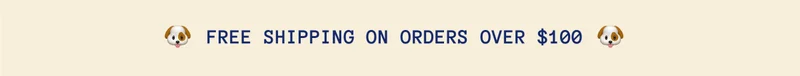 Free Shipping On Orders Over $100
