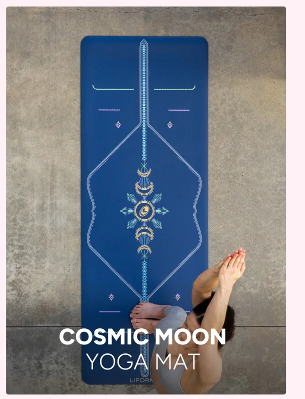 Cosmic Moon Yoga Mat