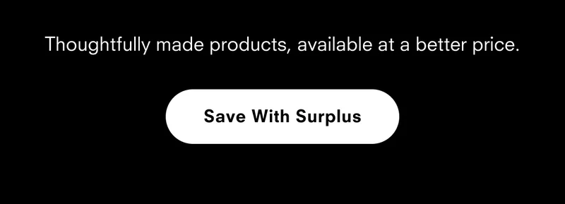 Save with surplus