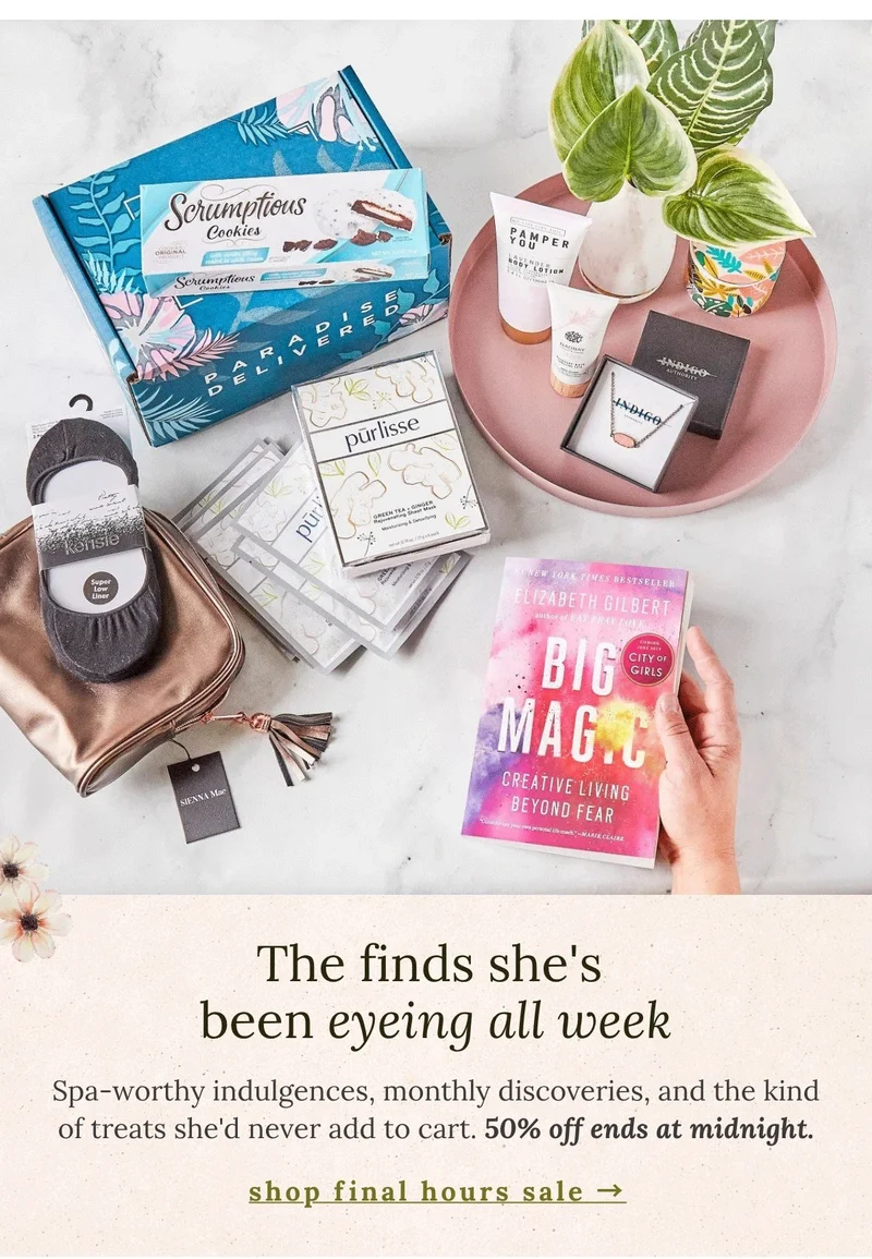 Shop the 50% OFF spring forward sale