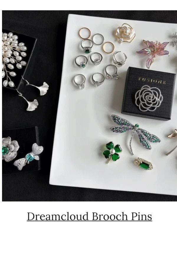 Dreamcloud Brooch Pin Jewelry Gift Box