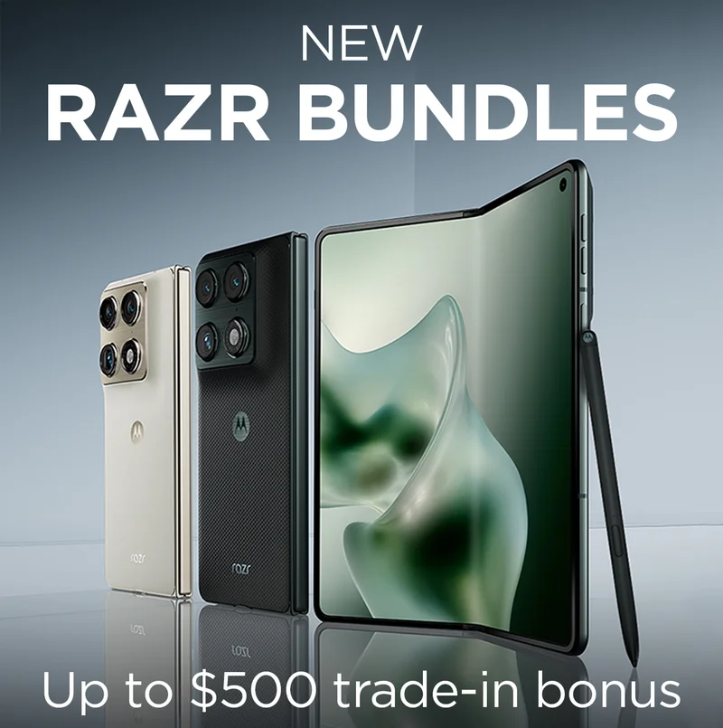 NEW razr bundles - up to $500 trade-in bonus