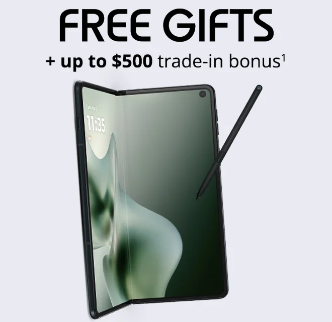 motorola razr fold - FREE GIFTS + up to $500 trade-in bonus(1)
