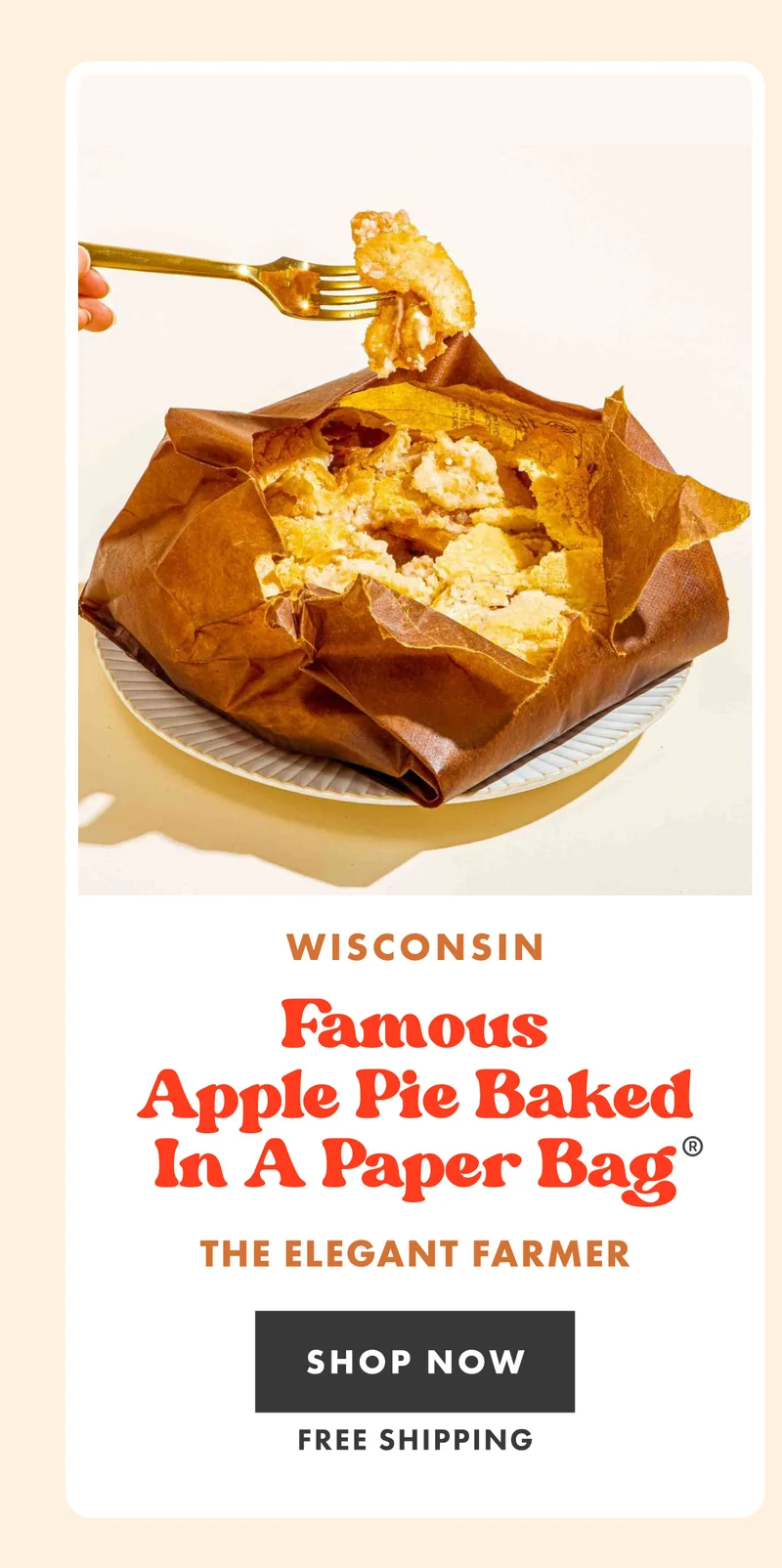 Elegant Farmer's Apple Pie Baked in a Paper Bag® Elegant Farmer's Apple Pie Baked in a Paper Bag®