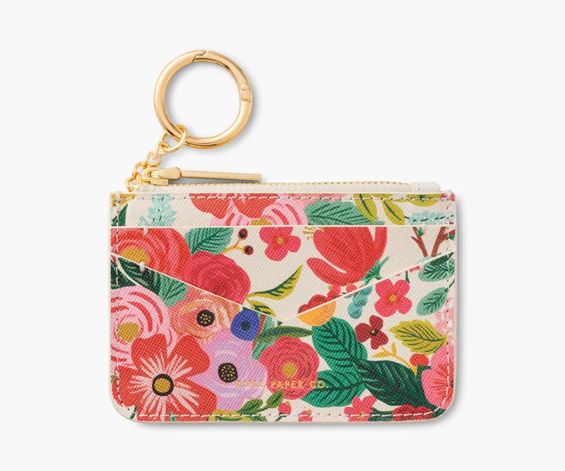 Image of Key Ring Card Case - Garden Party