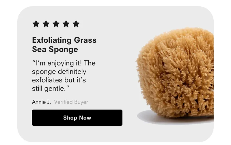 Exfoliating Grass Sea Sponge