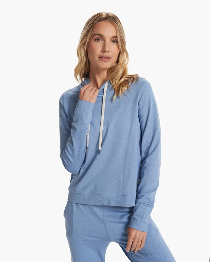 Image of Halo Essential Hoodie | Isle Blue Heather