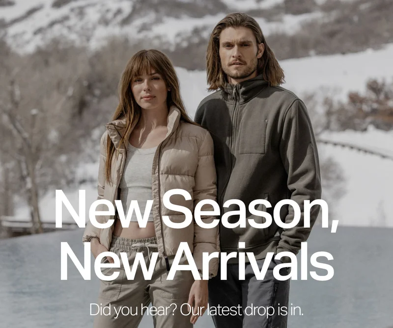 Cozy, soft and oh so warm--our new drop is here just in time for winter.