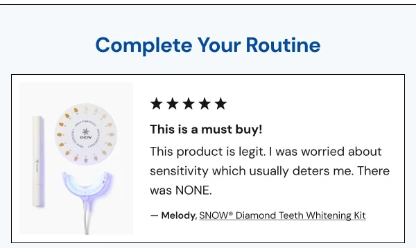"This product is legit. I was worried about sensitivity which usually deters me. There was NONE."