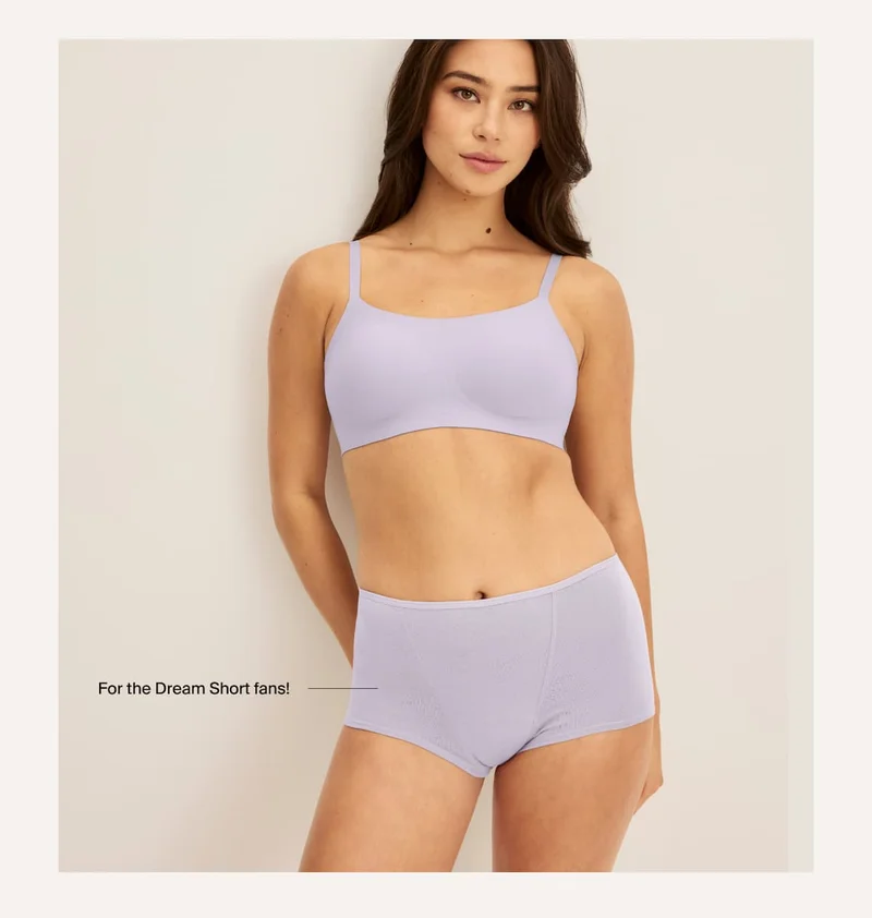 For the dream short fans - try the cotton boyshort!