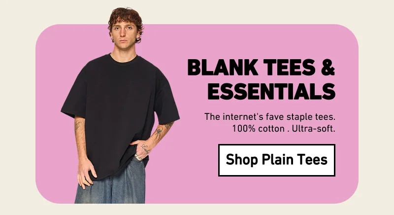 Blank T-Shirts & Clothing