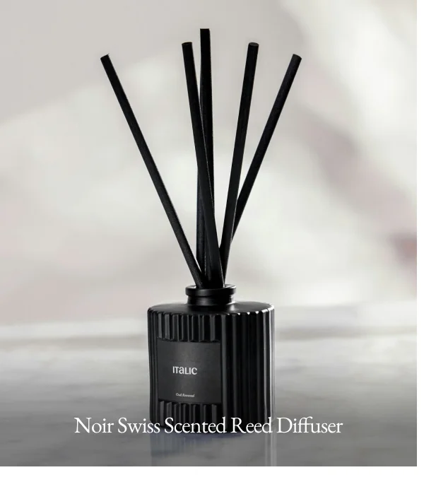 Noir Swiss Scented Reed Diffuser