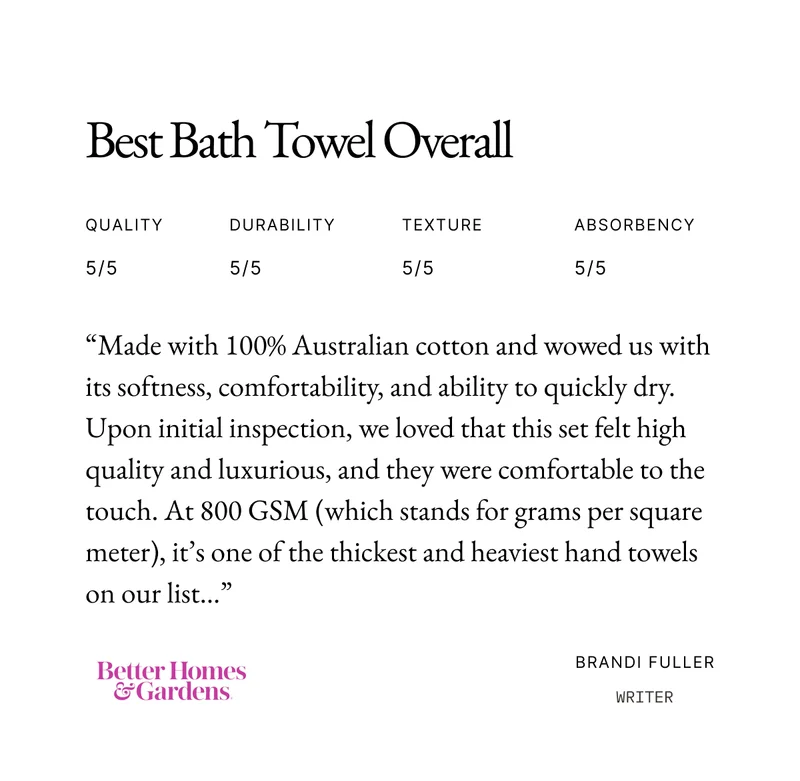 Best Bath Towel Overall