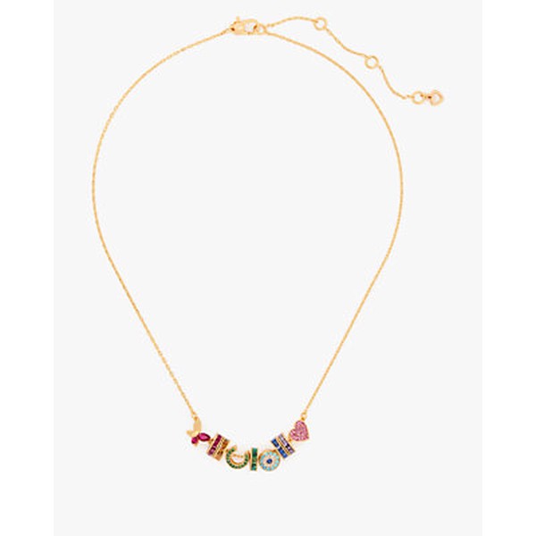 Rainbow Joy Charm Necklace