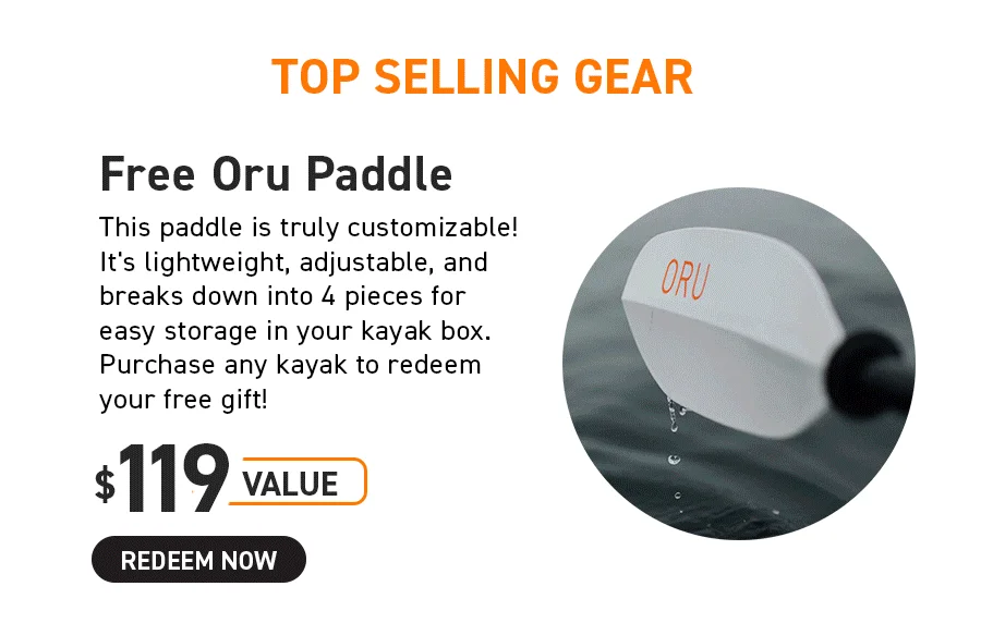 Free Oru Paddle ($119 value)