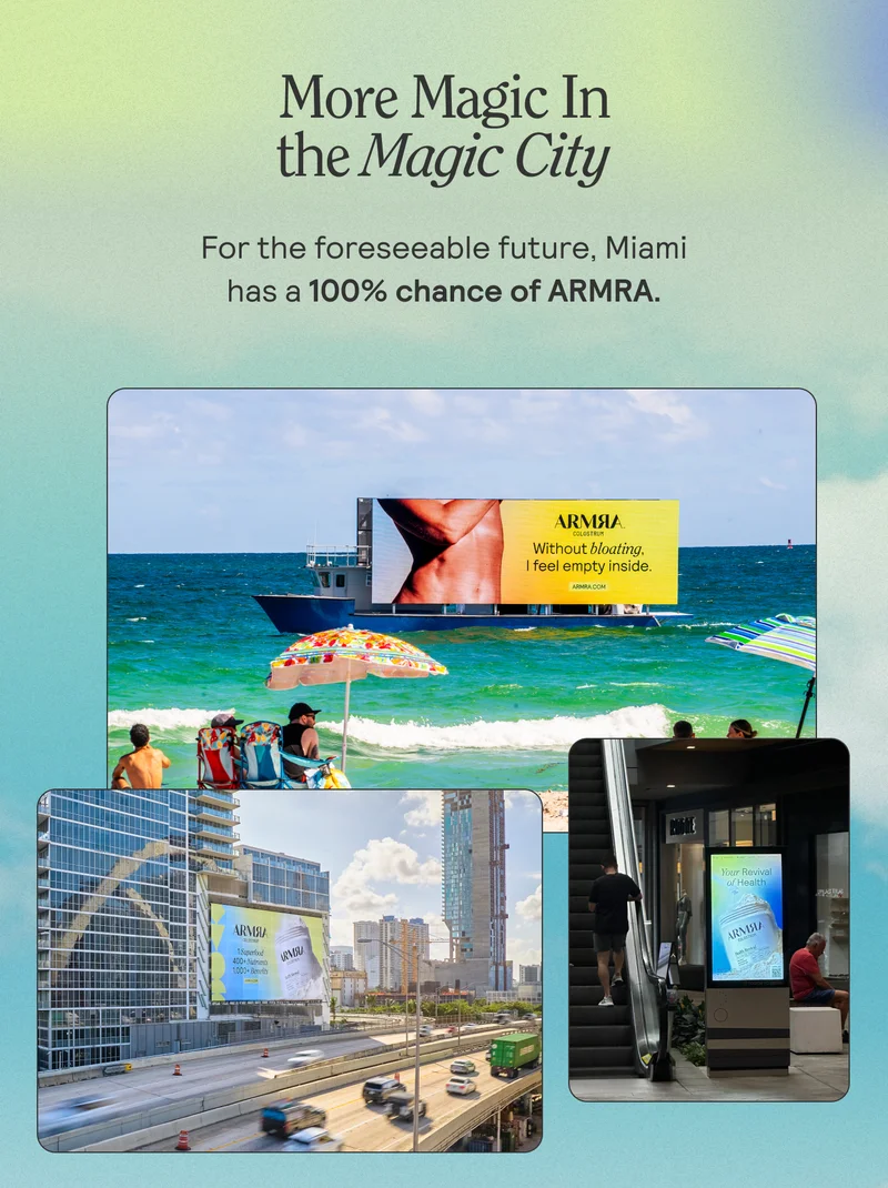 More Magic In the Magic City. For the foreseeable future, Miami has a 100% chance of ARMRA