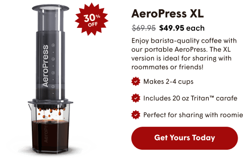 AeroPress XL 30 OFF Shop Now