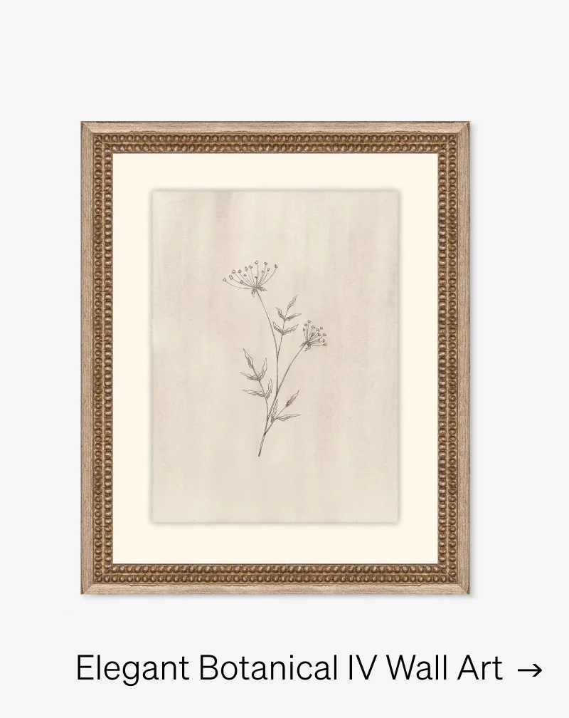 Shop Elegant Botanical IV Wall Art