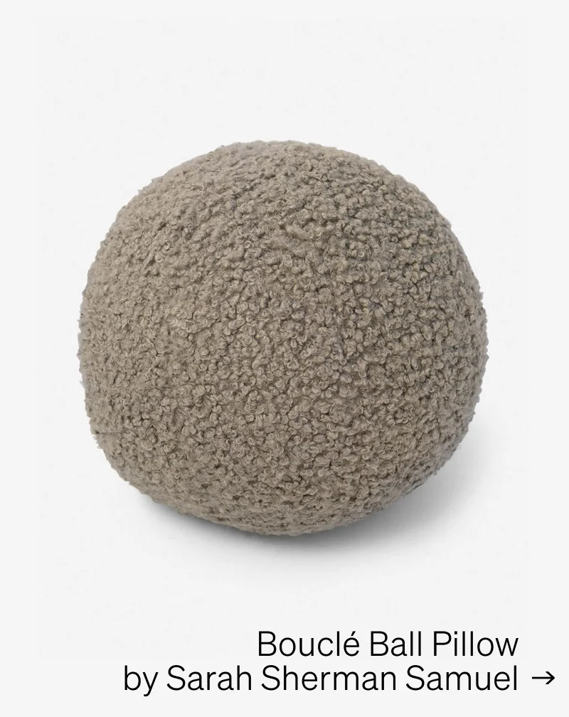 Shop Boucle Ball Pillow