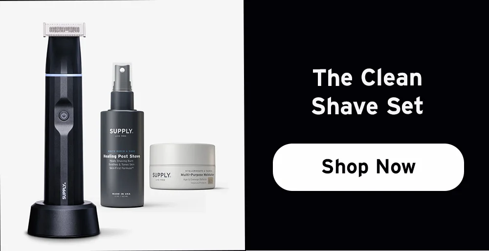 The clean shave set. Shop now.