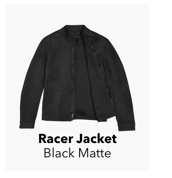 Racer Jacket Black Matte