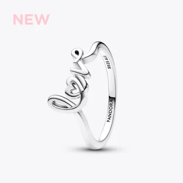 Handwritten Love Ring