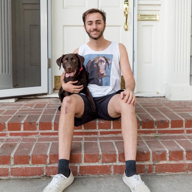 Image of Men's Custom Pet Tank Top