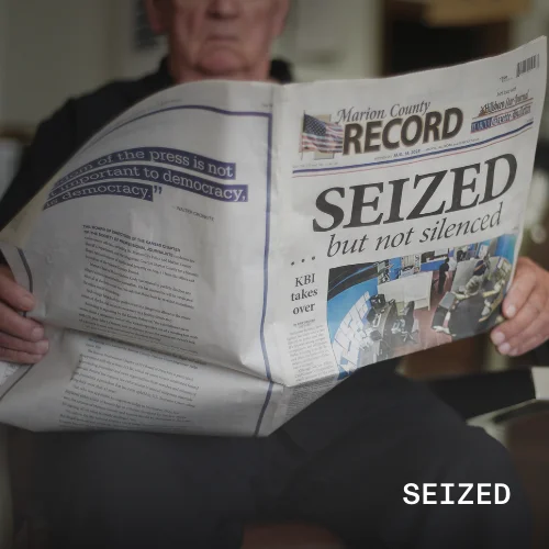 Still from the film, "Seized."