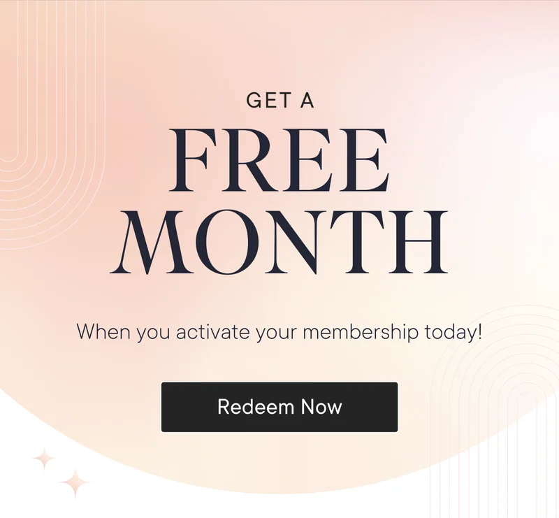 Get a Free Month when you activate your membership today! Redeem Now!