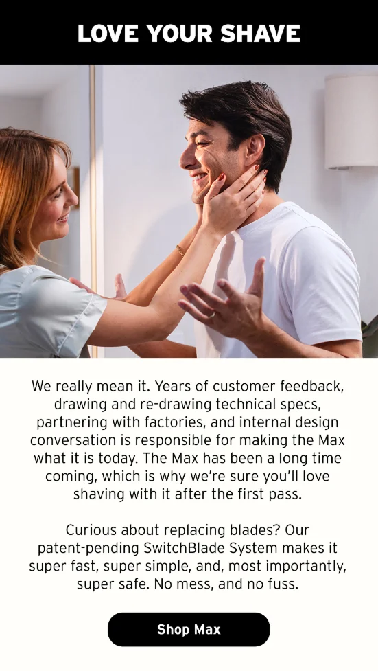 Love your shave