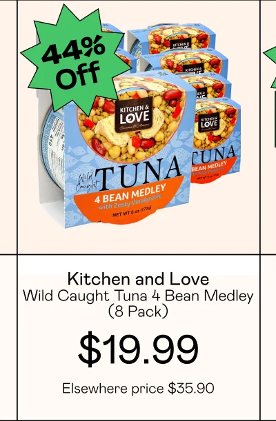 Wild Caught Tuna 4 Bean Medley (8 Pack)
