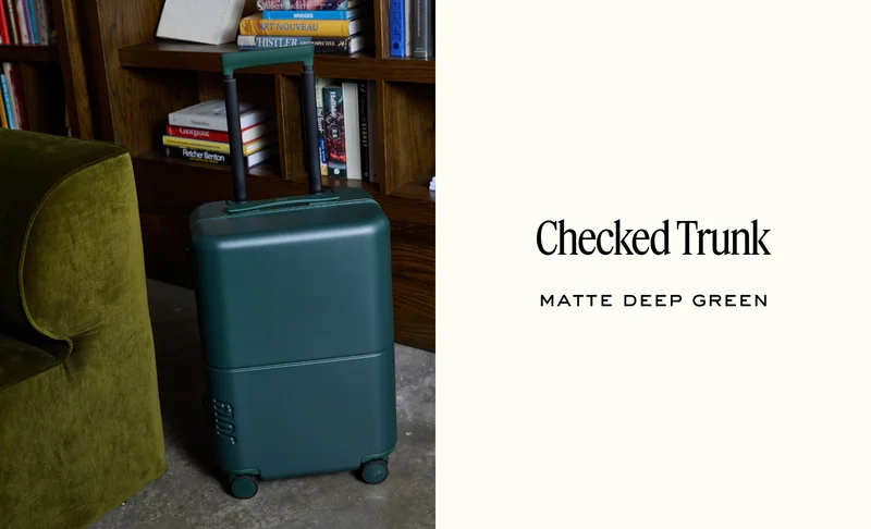 Checked Plus Trunk Matte Brown
