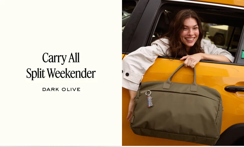 Carry All Split Weekender Dark Olive