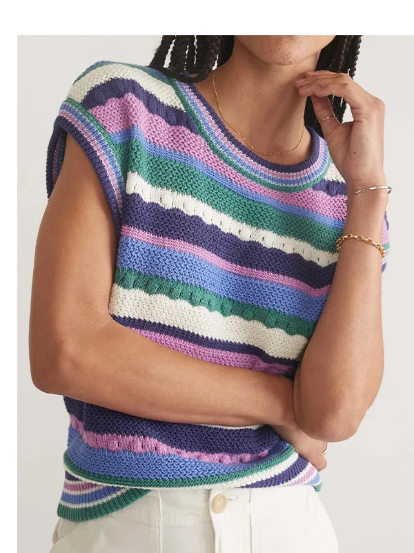 Rory Crochet Sweater Vest
