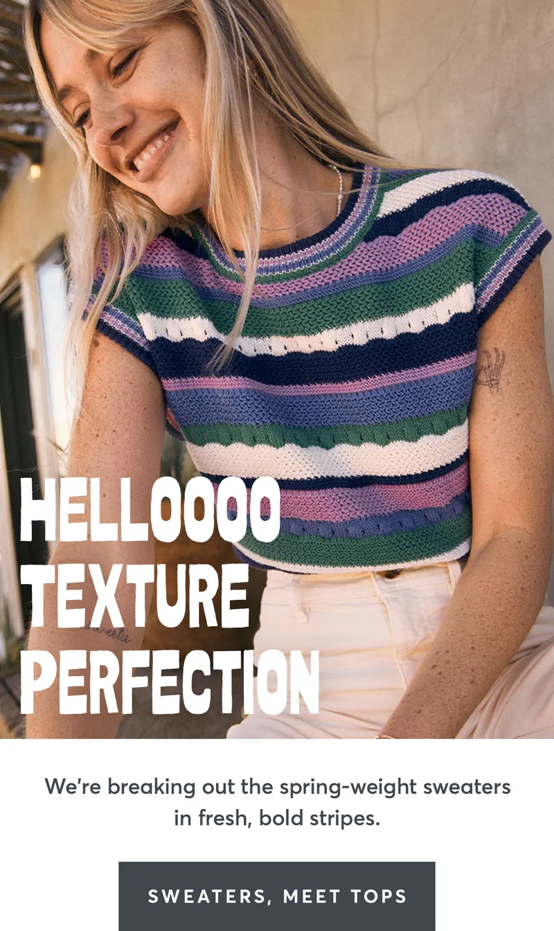 Spoiler: stripes are involved.