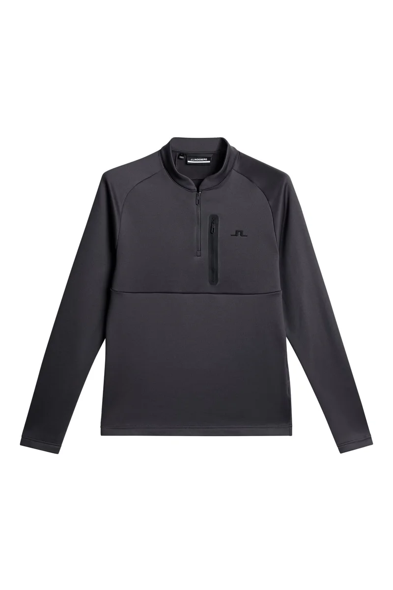 Image of Adam Quarter Zip Mid Layer / Asphalt