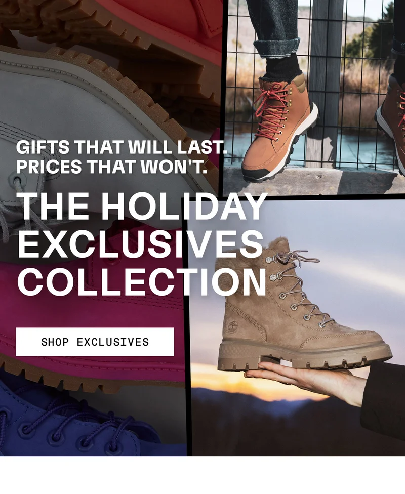 Gifts that will last. Prices that won't. The holiday exclusives collection.