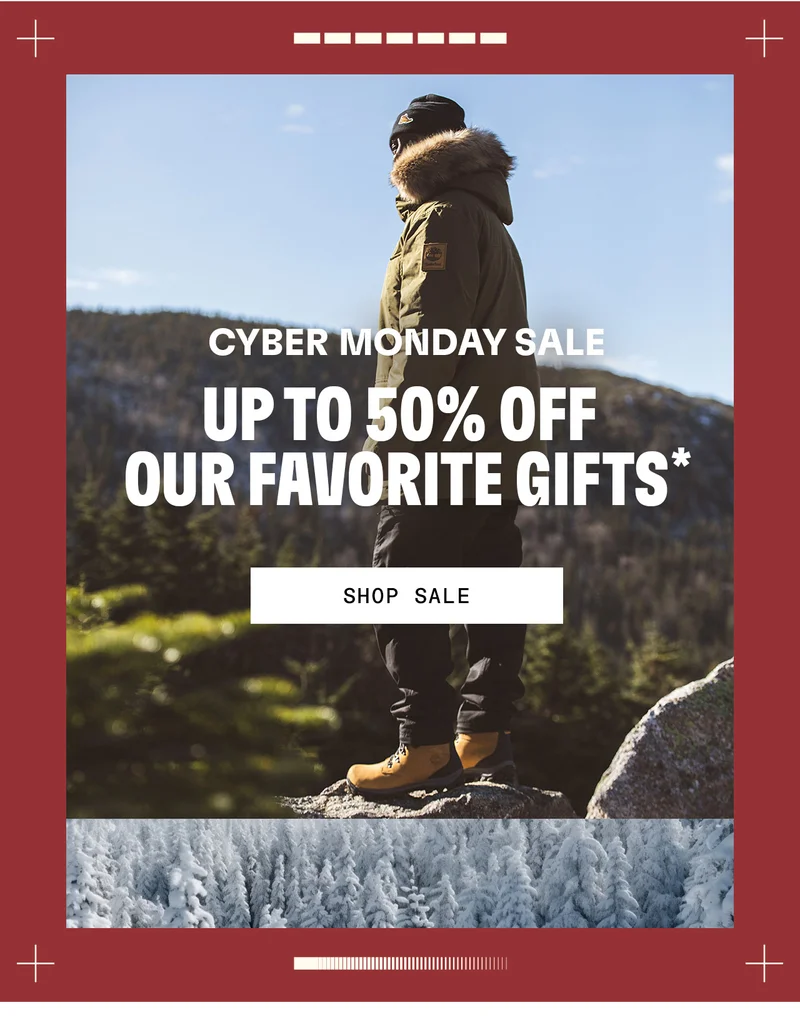 Cyber Monday Sale Up to 50% Off* Our Best Gifts
