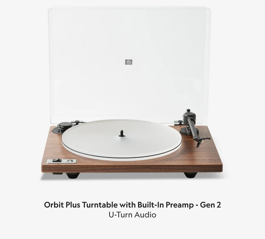 Orbit Plus Turntable with Built-In Preamp – Gen 2
