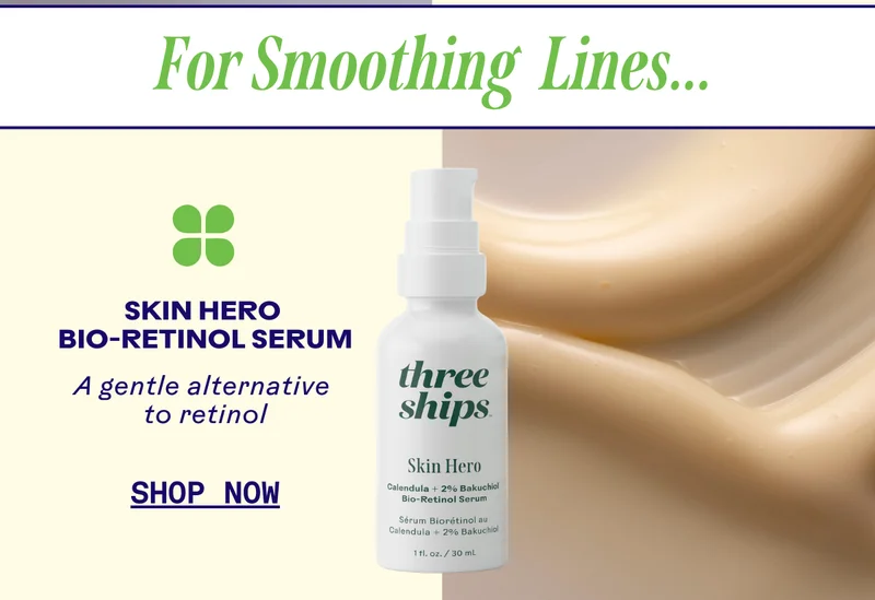 For smoothing lines, shop now.