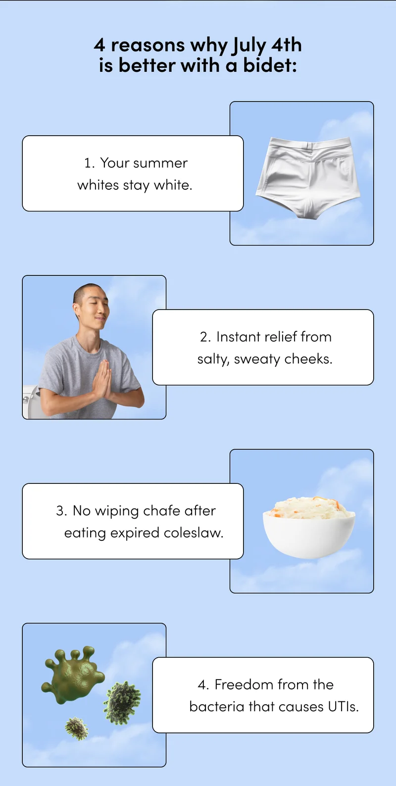 Reasons July 4th is better with a bidet
