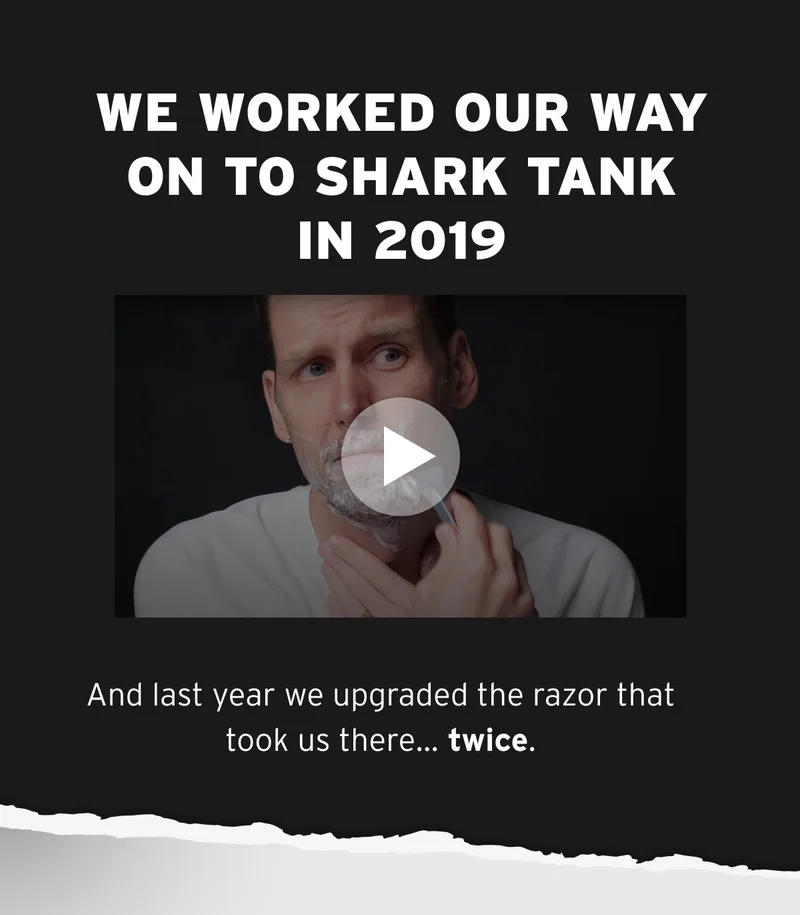 We worked our way on to shark tank