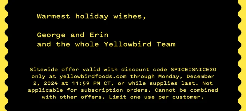 Warmest holiday wishes!
