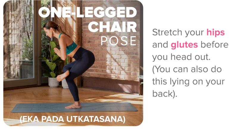 one-legged chair pose