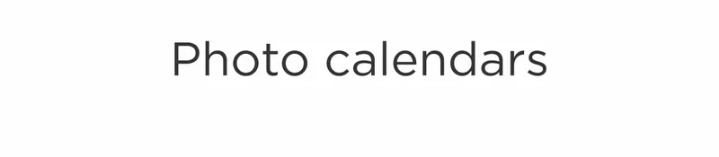 Photo Calendars
