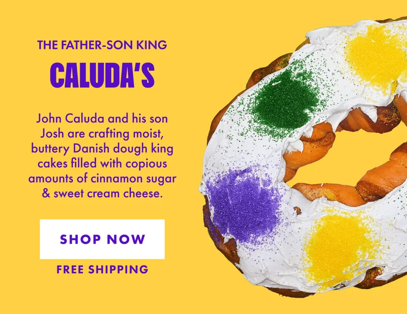 Caluda's King Cake Caluda's King Cake