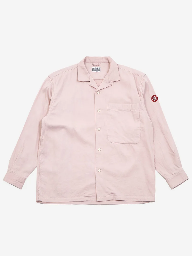 Image of C.E Cav Empt Cotton LPOC Open Shirt - Pink