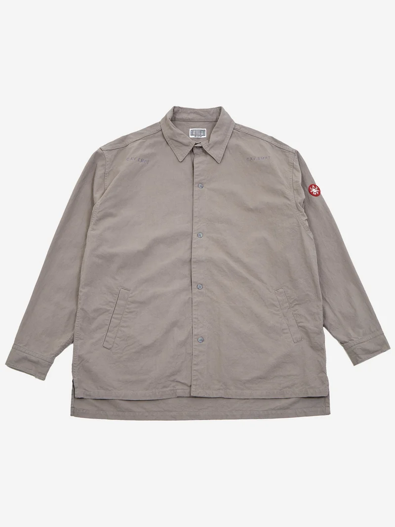 Image of C.E Cav Empt Welt Pockets Big Shirt - Grey