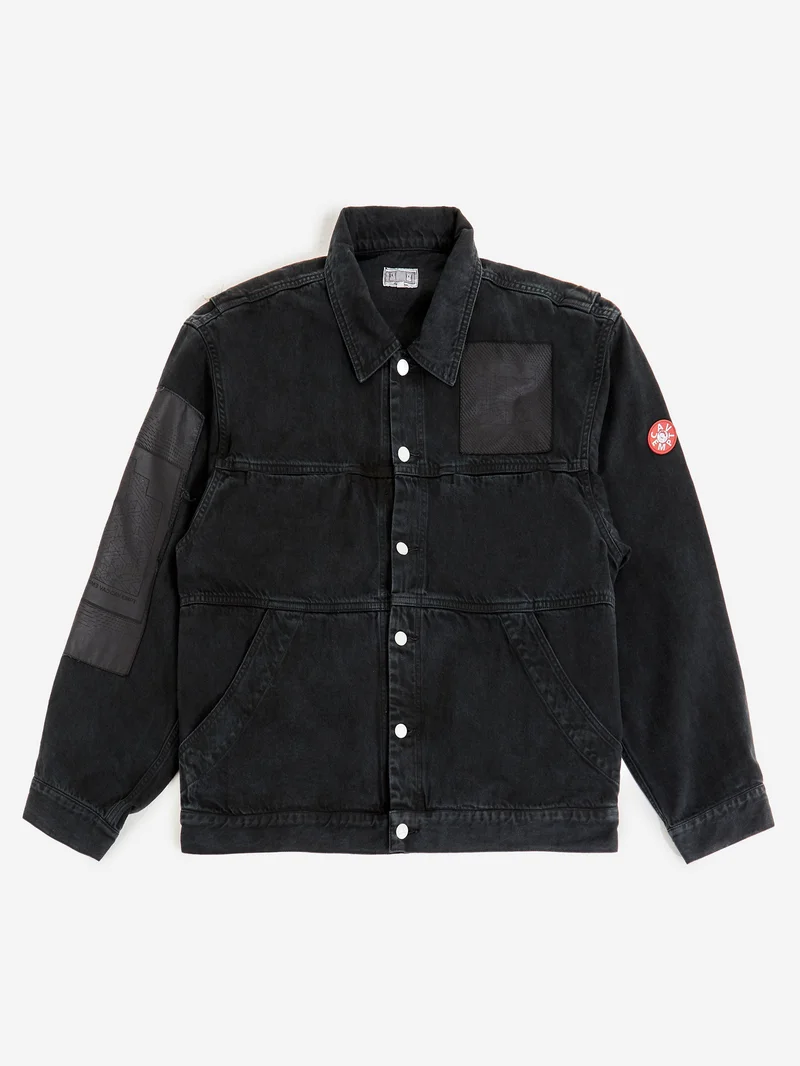 Image of C.E Cav Empt Overdye VH Ex DNA Denim Jacket - Charcoal